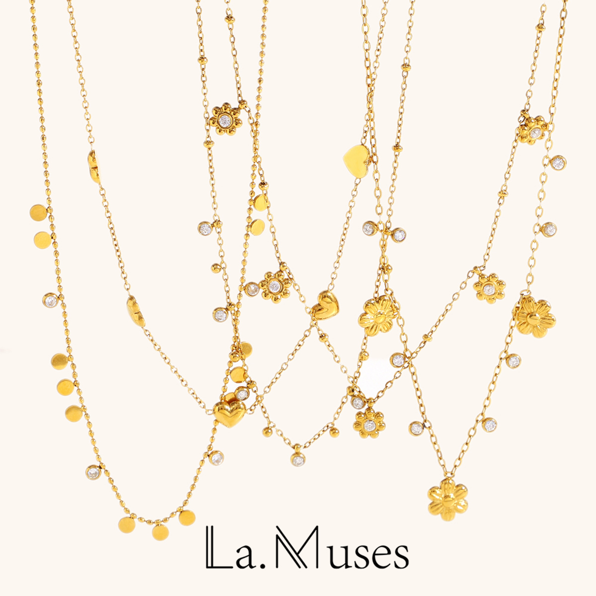 Butterfly Clasp Deployant - La. Muses Zirkon Kelebek Aşk Çiçek