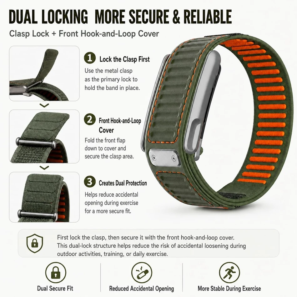 Nylon Silikon Döngü Saat Kayış - Sport Loop Velcro incelemesi ve fiyatı