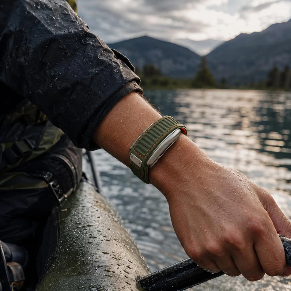 Nylon Silikon Döngü Saat Kayış - Sport Loop Velcro incelemesi ve fiyatı