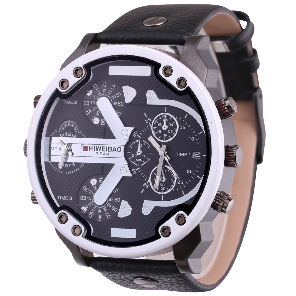 Erkekler Saatler 2018 Lüks Mar - Leather Watch Band Men incelemesi ve fiyatı