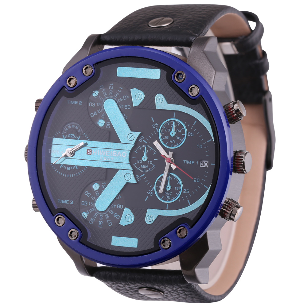 Erkekler Saatler 2018 Lüks Mar - Leather Watch Band Men incelemesi ve fiyatı