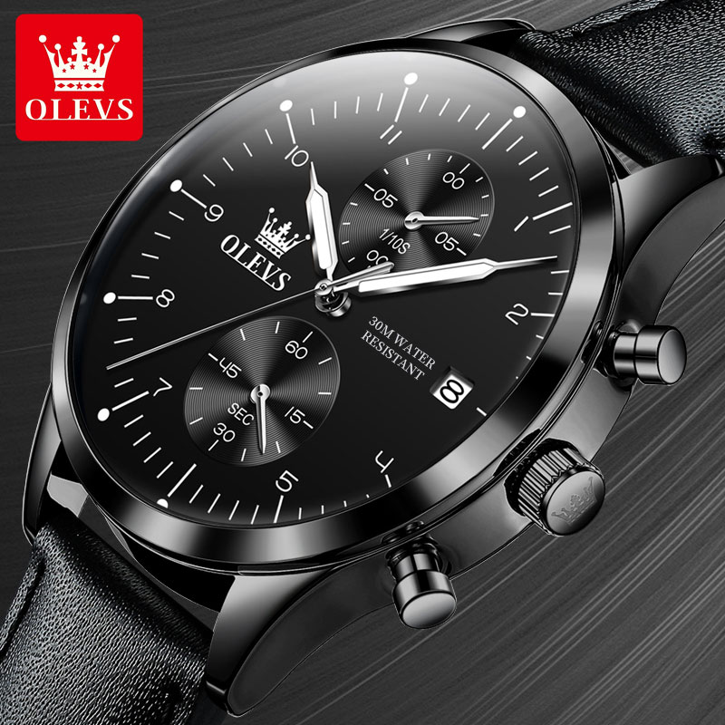 OLEVS 2880 Günlük Moda Erkek S - Leather Watch Band Men incelemesi ve fiyatı