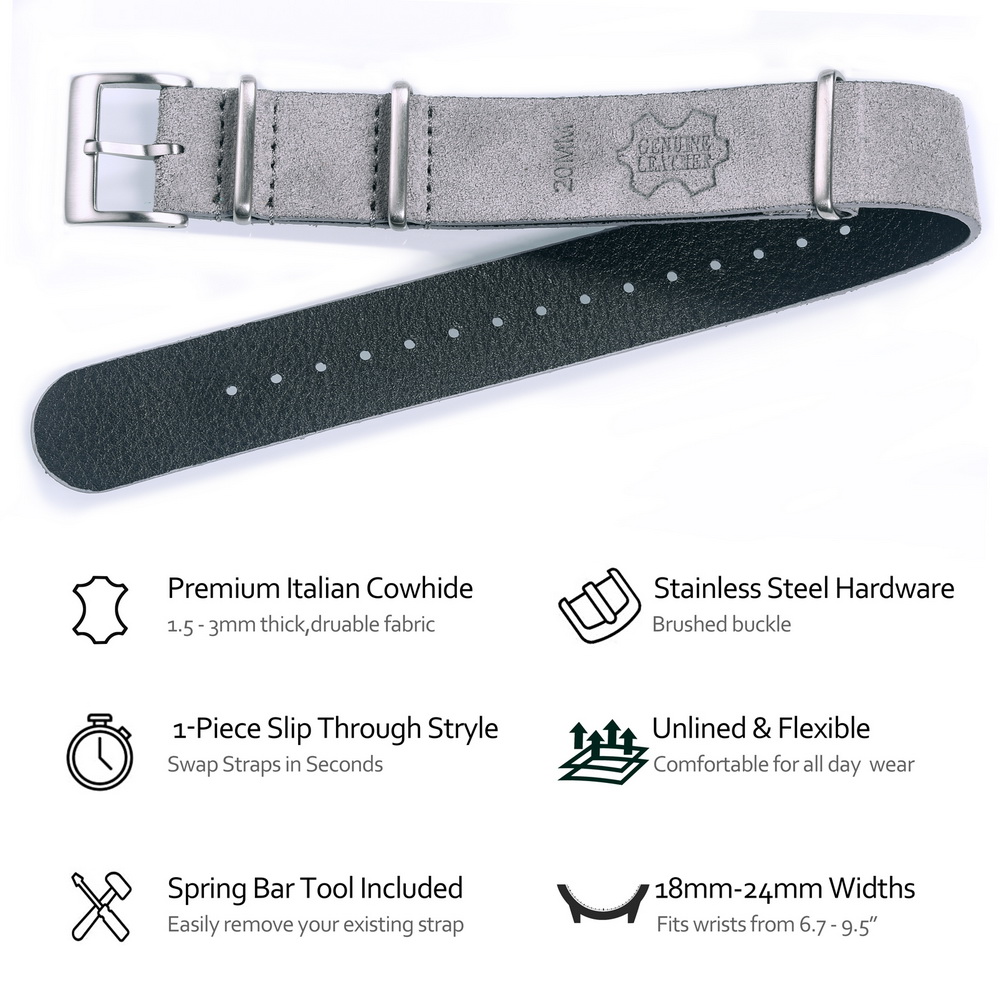 HEMSUT hakiki deri saat kayışı - Suede Strap Watch incelemesi ve fiyatı
