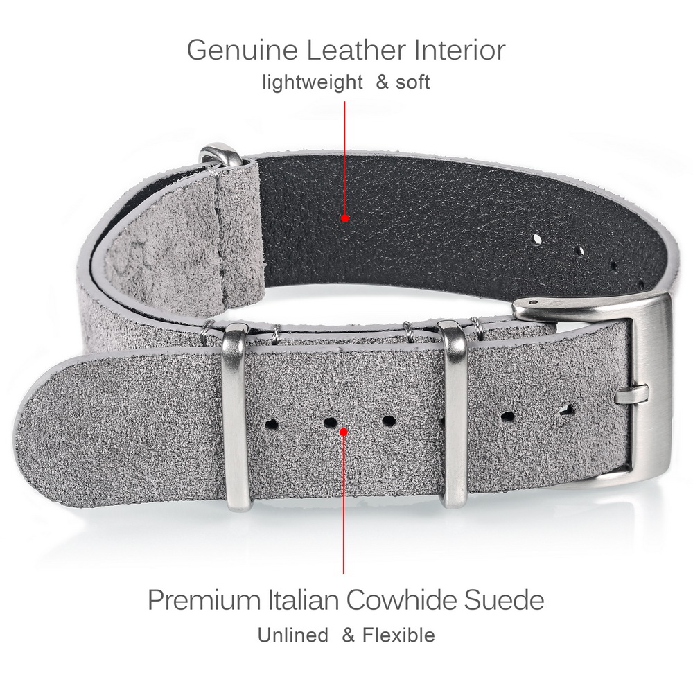 HEMSUT hakiki deri saat kayışı - Suede Strap Watch incelemesi ve fiyatı